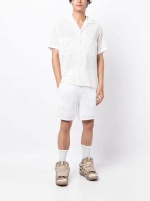 Shorts de sport en coton Amiri blanc