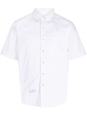 Chemise en coton avec manches courtes Chocoolate blanc