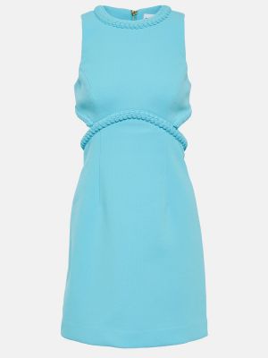 Mini robe en crêpe Rebecca Vallance bleu