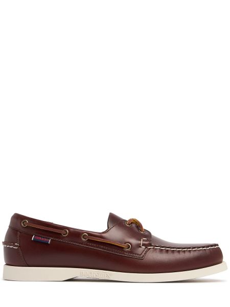 Loafers i läder Sebago brun