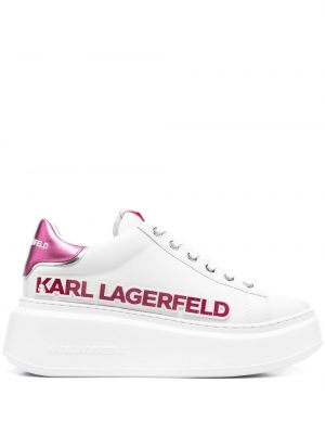 Низкие кроссовки с тиснением Karl Lagerfeld