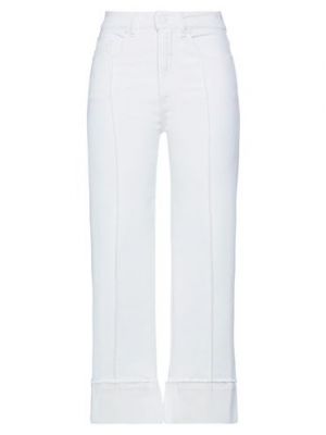 Джинсовые брюки P_jean, белые