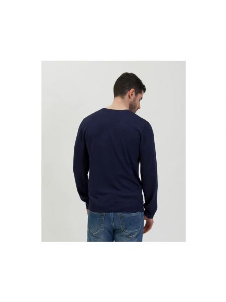 Camiseta de algodón Gianni Lupo azul