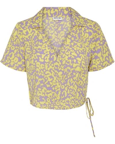 Camisa con estampado Noisy May violeta