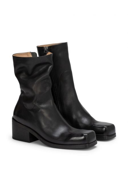 Ankle boots skórzane Marsell czarne