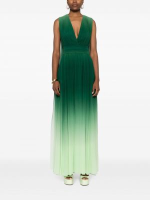 Sukienka wieczorowa plisowana Elie Saab zielona