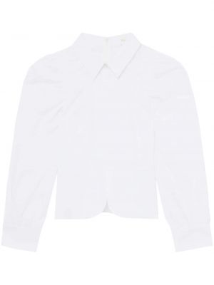 Bluză din bumbac cu mâneci lungi Shushu/tong alb