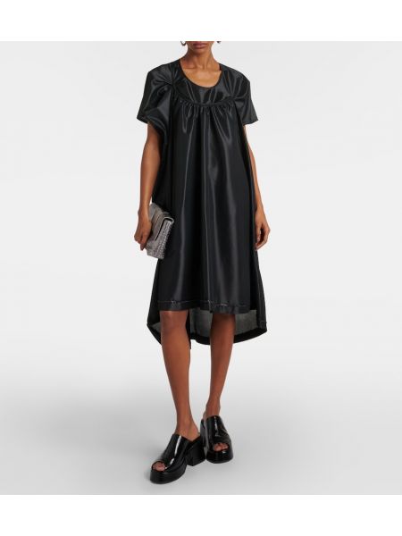 Drapované midi šaty Junya Watanabe čierna