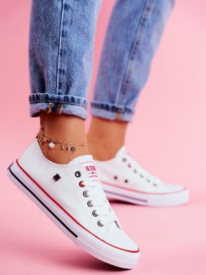 Sneakers με μοτίβο αστέρια Big Star Shoes γκρι