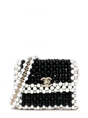 Sac bandoulière avec perles Chanel Pre-owned