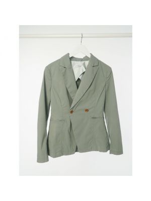 Пиджак AT.P.CO, средней длины, силуэт полуприлегающий, подкладка, 46 зеленый