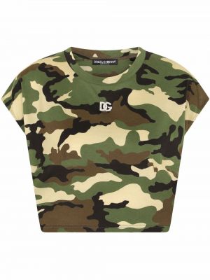 T-shirt camouflage Dolce & Gabbana verde