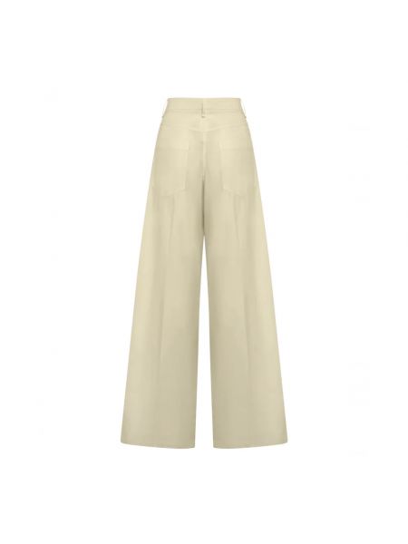 Pantalones de algodón oversized Sportmax beige
