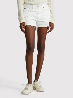 Дънкови шорти Polo Ralph Lauren бяло