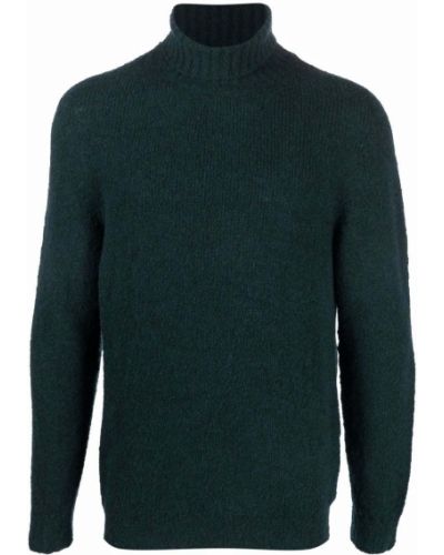 Jersey de punto de cuello vuelto de tela jersey Société Anonyme verde
