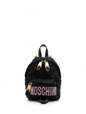 Prešívaný batoh Moschino čierna