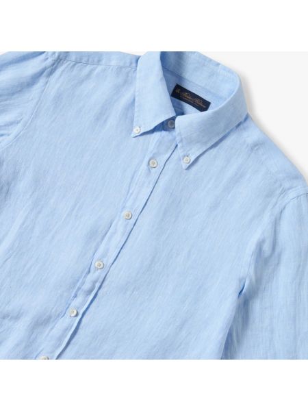 Daunen hemd mit geknöpfter Brooks Brothers blau