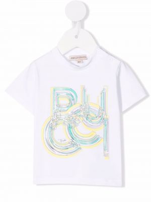 T-shirt för tjejer Pucci Junior vit