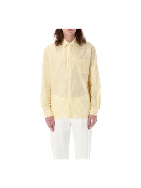 Koszula w paski A.p.c. żółta