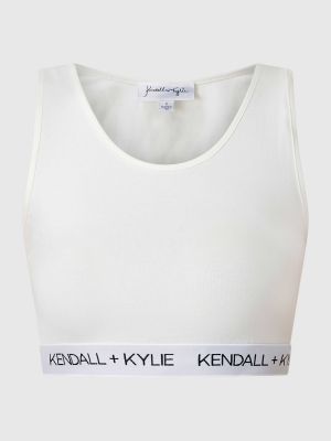 Crop top Kendall And Kylie biały