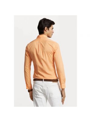 Koszula slim fit Polo Ralph Lauren pomarańczowa