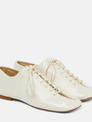 Bőr brogue cipő Lemaire fehér