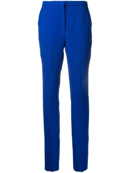 Pantalones slim fit Mary Katrantzou azul