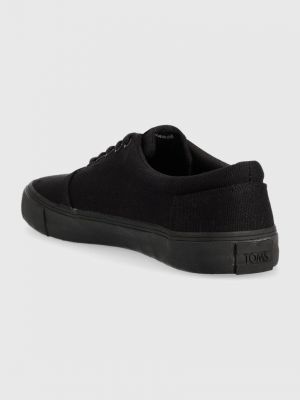 Csipkés fűzős sneakers Toms fekete