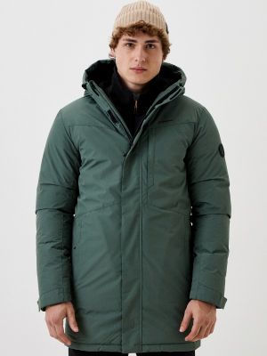 Зеленая утепленная куртка Demix