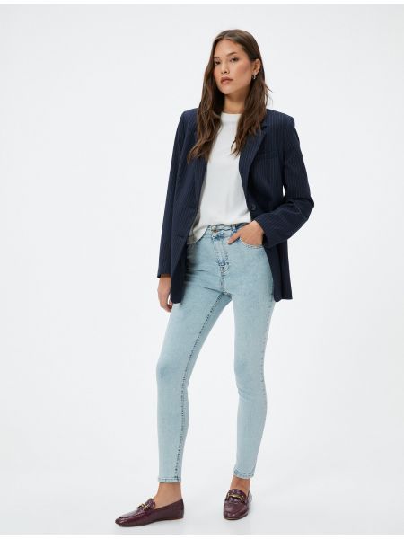Skinny džíny s vysokým pasem Koton