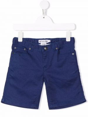 Shorts di jeans Bonpoint blu