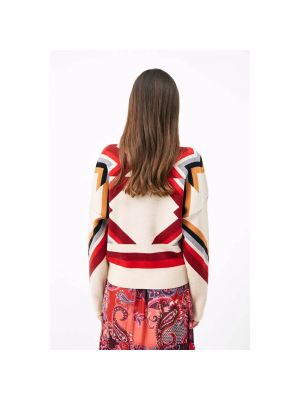 Sweter z okrągłym dekoltem Suncoo beżowy