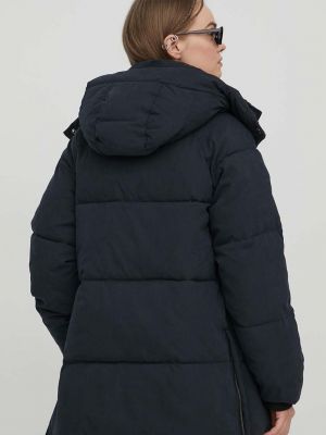 Téli kabát Abercrombie & Fitch fekete