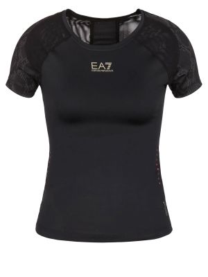 Черная спортивная футболка Ea7