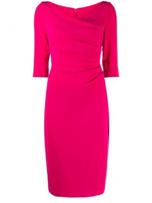 Βραδινό φόρεμα με στενή εφαρμογή Talbot Runhof ροζ