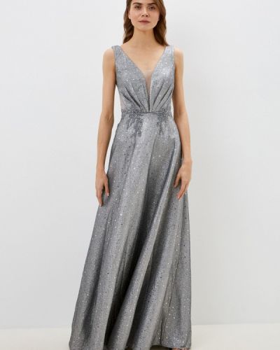 Вечернее платье Emilia Dell'oro серебряное