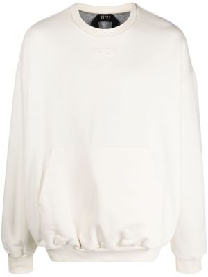 Sweatshirt aus baumwoll N°21 weiß
