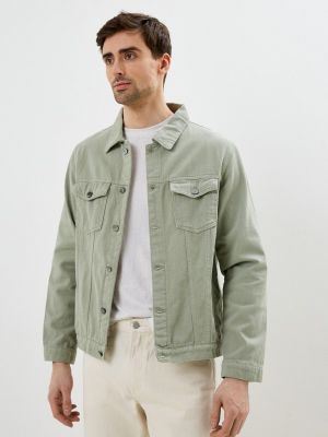 Джинсовая куртка Mossmore зеленая