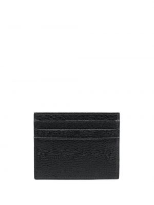 Kožená peněženka Giorgio Armani černá