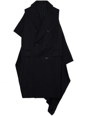 Asymmetrischer mantel Toga schwarz