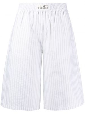 Shorts aus baumwoll Mm6 Maison Margiela weiß