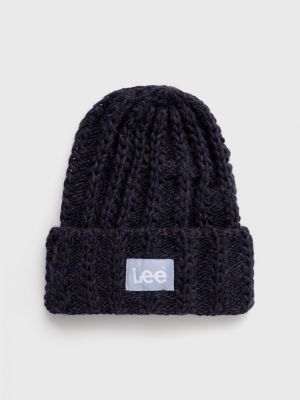 Dzianinowa czapka wełniana Lee