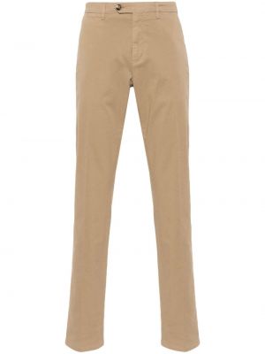 Pantalon chino plissé Canali beige