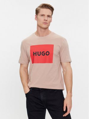 Marškinėliai Hugo smėlinė