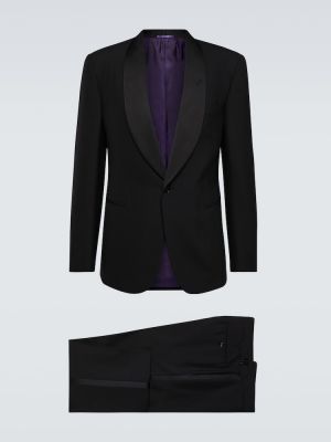 Volnena ukrojena obleka Ralph Lauren Purple Label