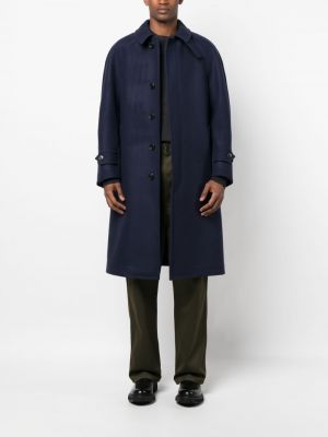 Vilnonis paltas Mackintosh mėlyna