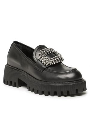 Pantofi loafer Loriblu negru