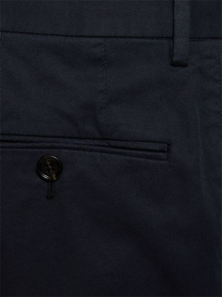 Pantalones de algodón Zegna azul