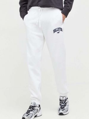 Spodnie sportowe Hollister Co. białe