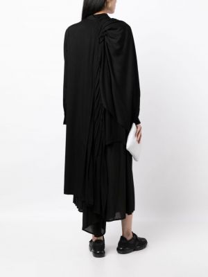 Chemise plissée Yohji Yamamoto noir
